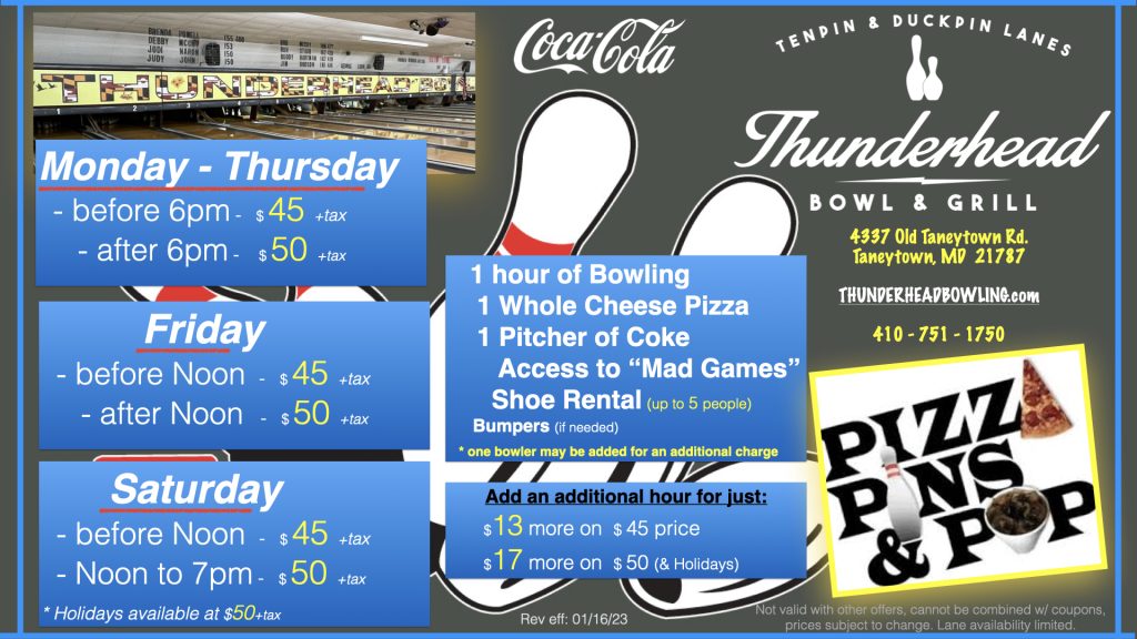 Glow Bowling - Thunderhead Bowl & Grill