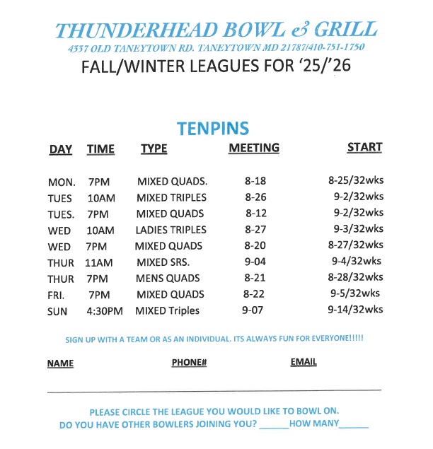 25-26Adult Leagues